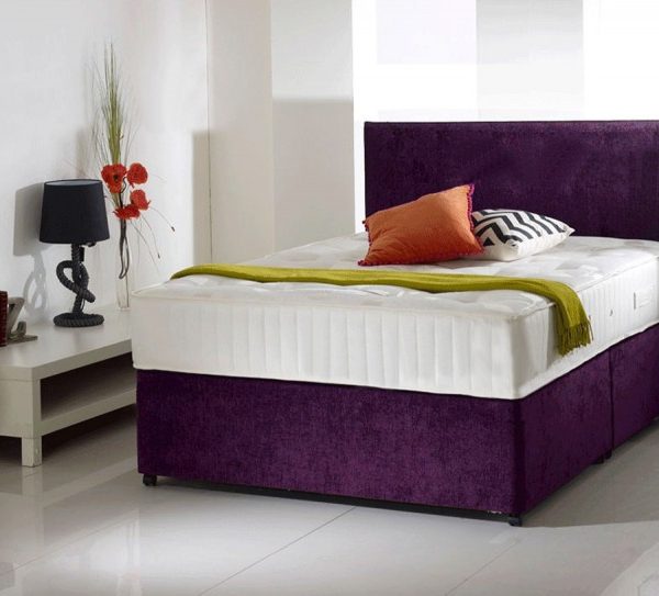 4/4.6FT/5FT/6FT Elegant Crushed Velvet Divan Bed with Storage Option✅BEST ONLINE 